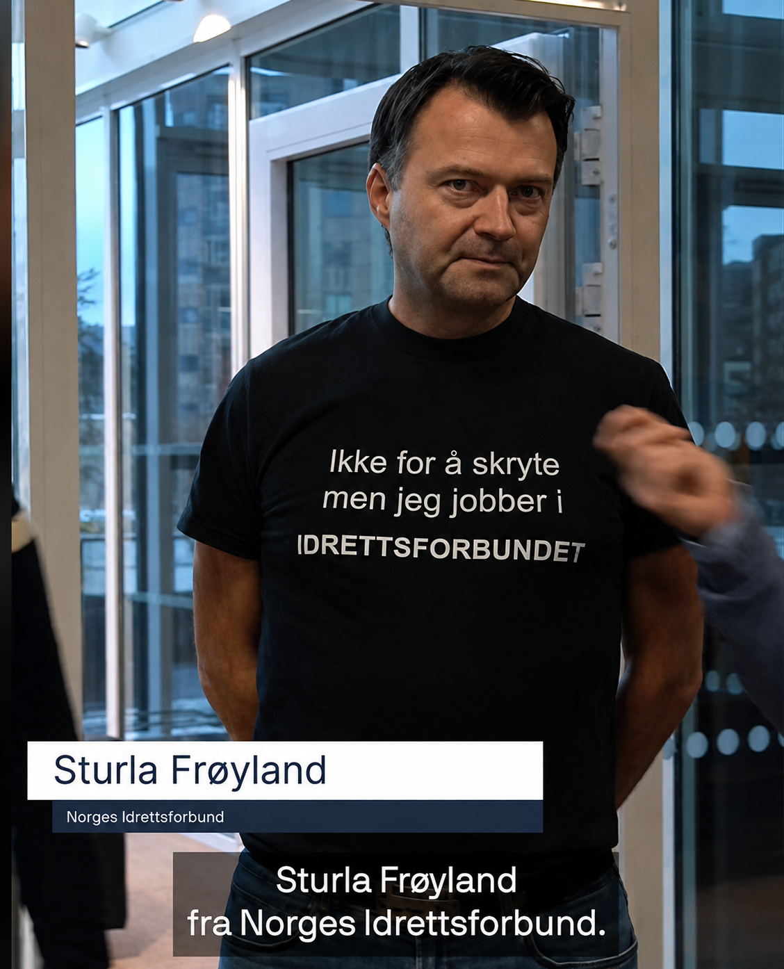 Sturla Frøyland fra Norges Idrettsforbund på Digdir Hackathon 2026